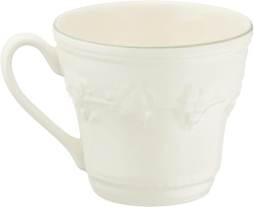 Wedgwood Festivity Raspberry Mugs, 350ml, Pair (Set of 2), Ceramic, Christmas Gift, Wedding Favor, Housewarming Gift, Official Brand Gift Packaging, A