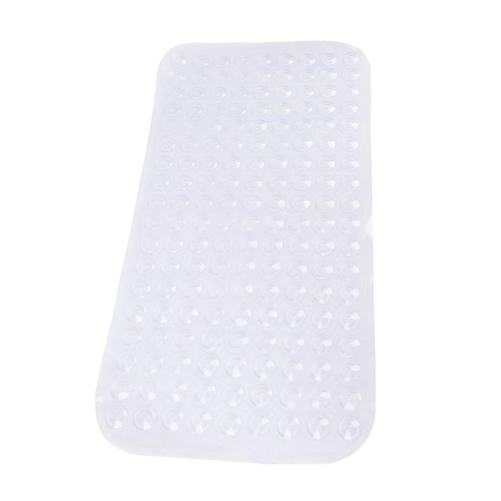 Non Slip Shower Mat Clear PVC Easy Cleaning Stall Floor Mats for Bathroom Home Use 78x38cm Transparent