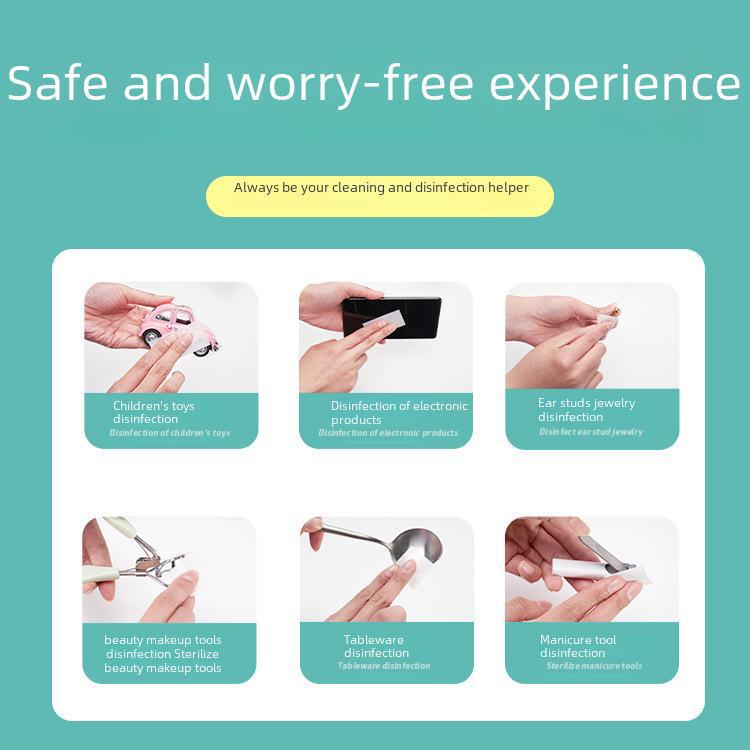 Disposable Alcohol Cotton Pads for Mobile Phones, Tableware, First Aid, and Disinfection