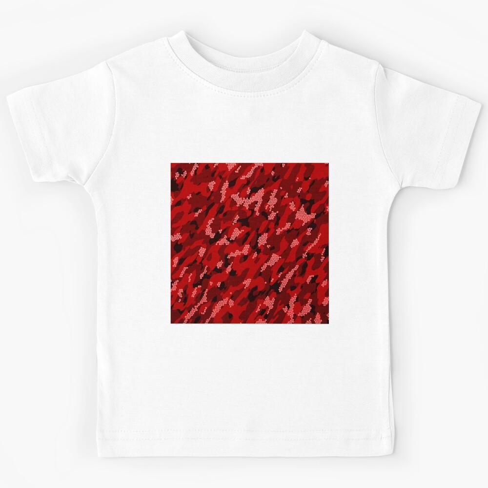 Camouflage - Red Kids T-Shirt 100