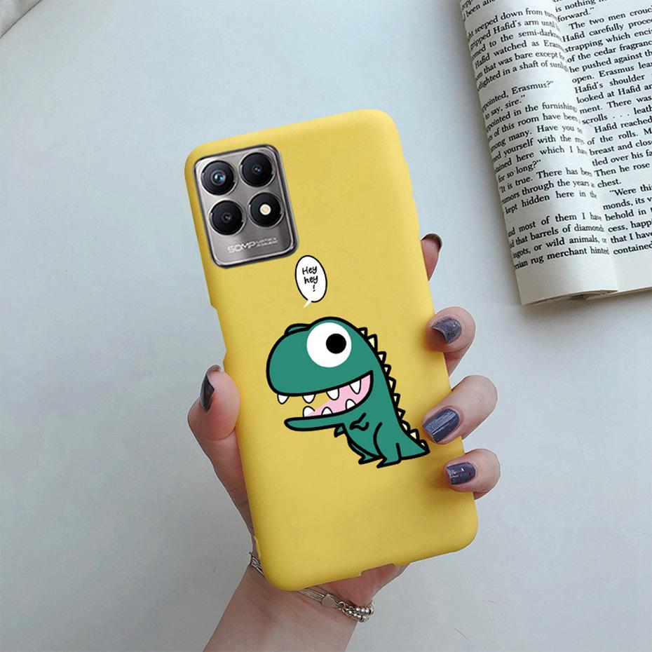 For Realme Narzo 50 Case RMX3286 Cute Painted Soft Silicone Back Cover for OPPO Realme Narzo 50 Phone Case Bumper Narzo50 Coque