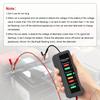Tester Akumulatora Samochodowego BM310 12V Samochodowy Cyfrowy Tester z 6-diodowym Wyświetlaczem Świetlnym Analizator Samochodowy Diagnostyczny Skaner Alternatora