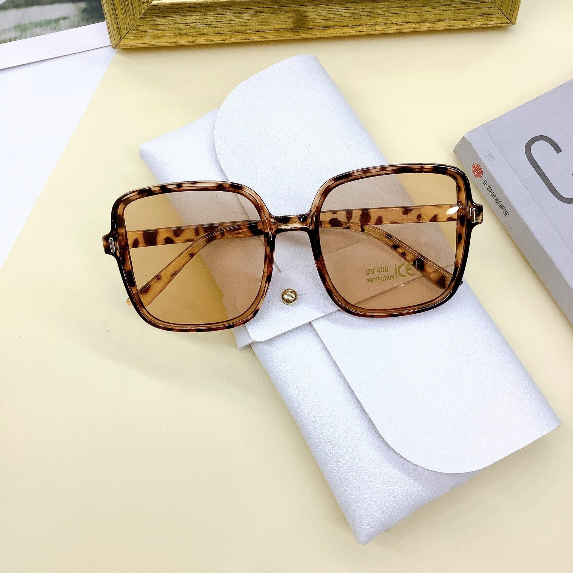 parent-child sunglasses gradient new style sunglasses trend UV-proof parent-child sunglasses children леопардовый