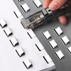 50Pcs Metal Push Clip Refills Multi Color Paper Fasteners Binder Refill Clips Paper Bundling