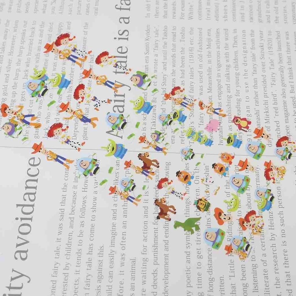 Disney Toy Story Sticker Set (4 Sizes, Sticker Sheet, Made in Japan) (Stickers, Name Stickers)