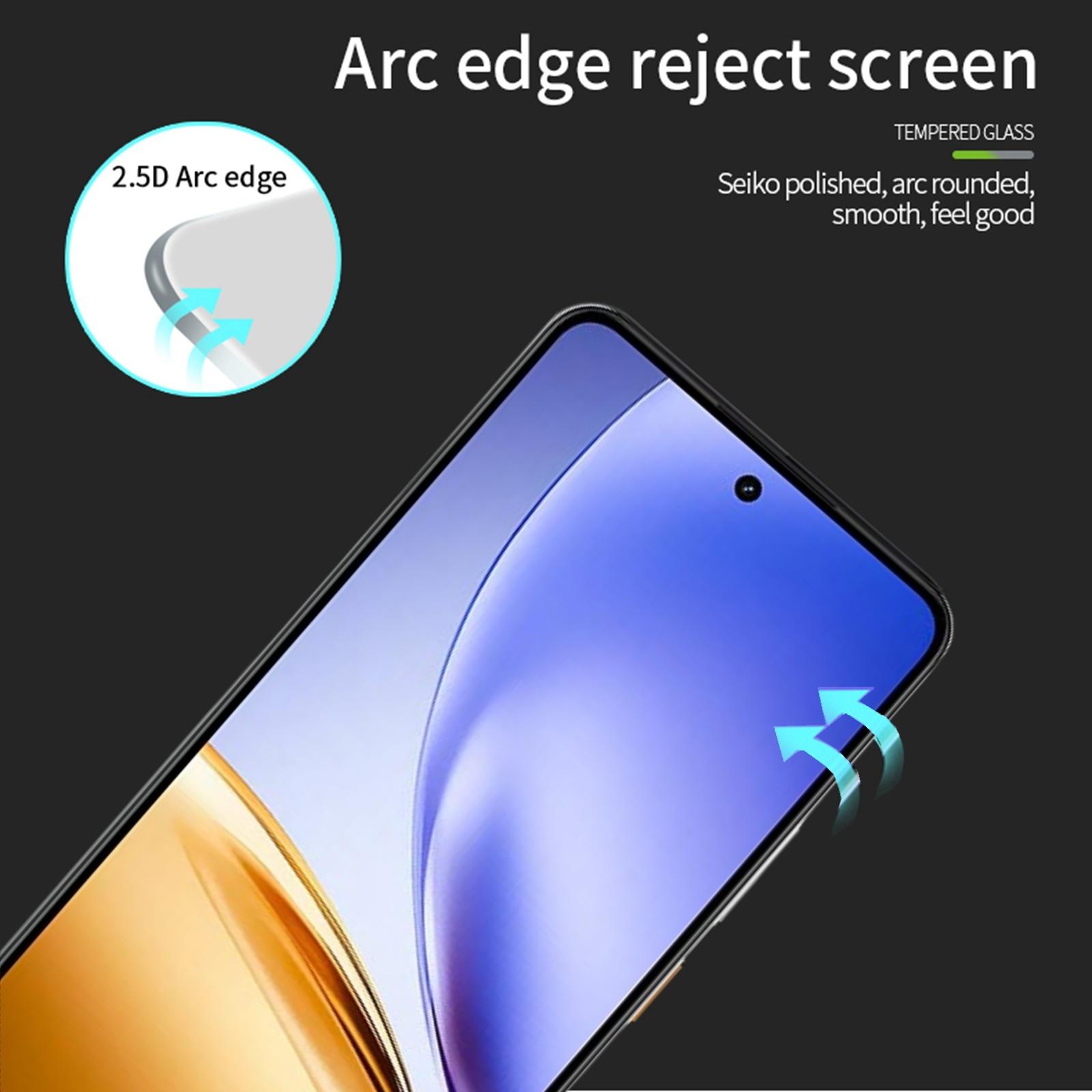 

For Realme 14T 5G Tempered Glass Film PINWUYO JK Series-2 9H Full Screen Protector Black