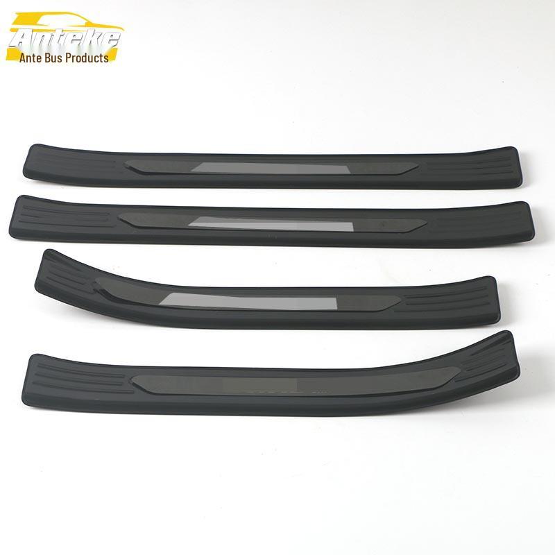 22 X5L Stainless Steel Sill Strips: Exterior Decorative Welcome Pedal Patches