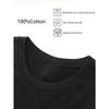 Bold Letter Print T-Shirt for Men 100% Cotton Lightweight Regular Fit Casual Summer Tee with Minimalist Design, Machine Washable