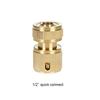 Spray Nozzle Water Gun Brass High Pressure Direct Spray Sprinkler Quick Connector Home Garden Hose Adjustable Gun