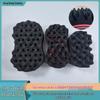 Black Hair Curling Sponge & Styling Comb Set