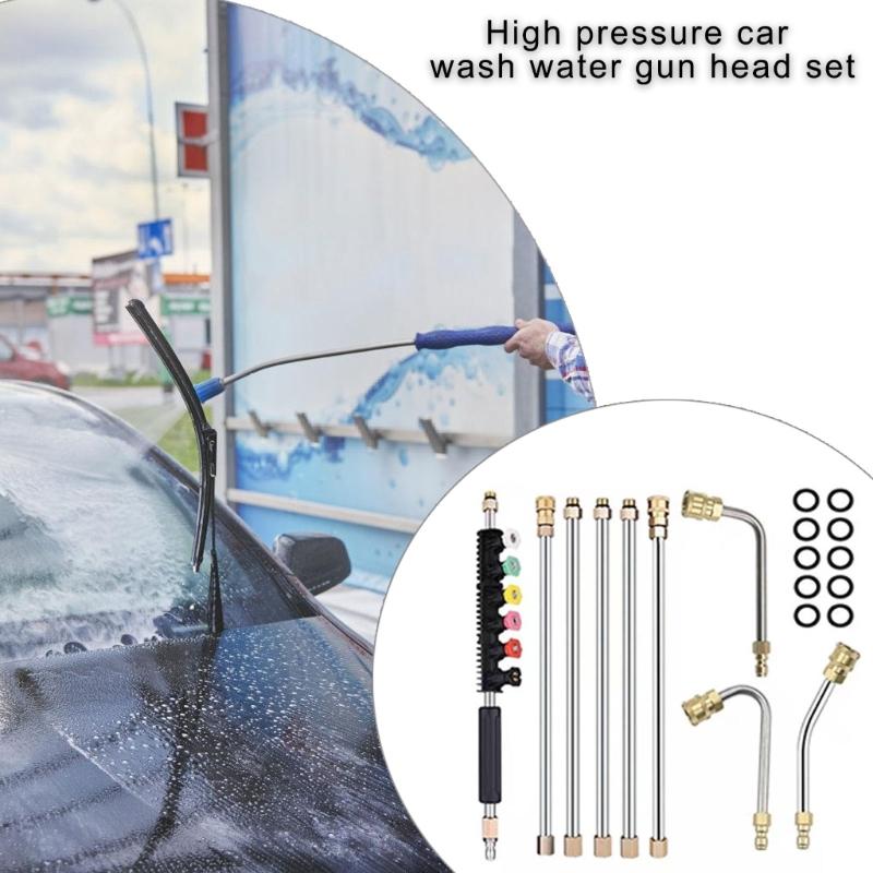 Uprgades Pressure Washer Gutter Cleaning Attachment Extendable Wand Set Pressure Washer Extensioner For Car Maintenance