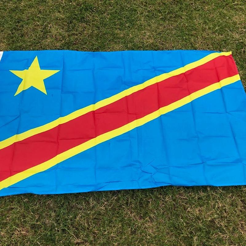 SKY FLAG Congo flag 90X150cm Congo Democratic Republic of the Congo flag Banner 3x5 ft National flag Home Decoration flags 90 x 150cm