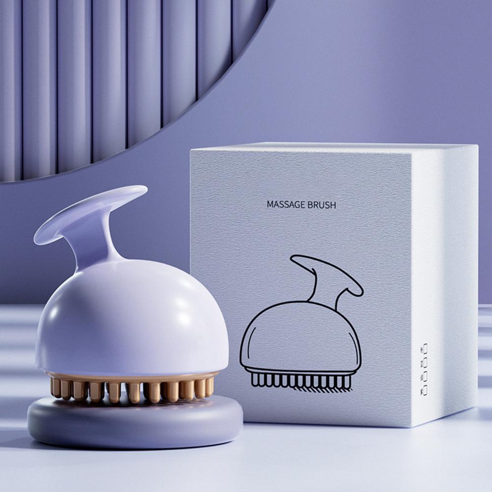 

Массажная расческа для кожи головы Ручной массажер Массажер для головы Используется для глубокой релаксации Снятия стресса и Стимуляции волос фиолетовый