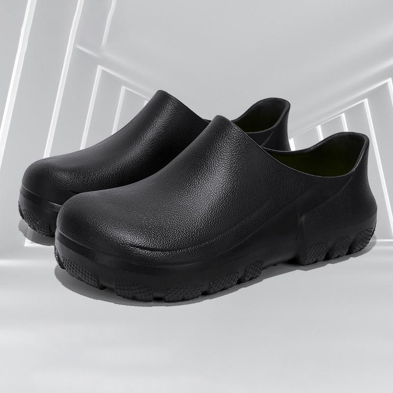 Pantofi de Bucătar pentru Bărbați Pantofi de Pescuit Impermeabili Pantofi de Lucru Exterior Antiderapanți Sandale de Bucătărie Rezistente la Ulei Saboți de Grădină Ușori pentru Bărbați