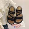Platform Sandals Women's New Summer Wear Exquisite Fashion High Sense with Skirt Beach Two Wear Sandals