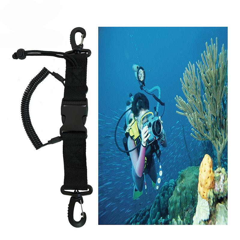 Scuba Diving Dive Canoe Camera Lanyard With Quick Release Buckle And Clips For Under Kayaking Swimming Sports Accessory New Tool