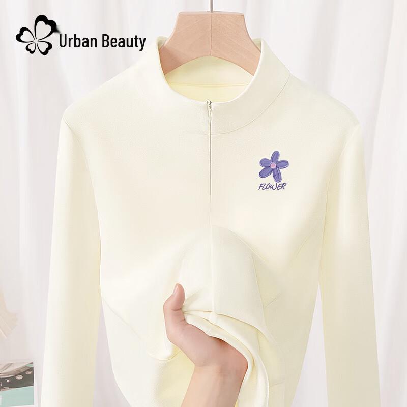 Women s Double-Sided Fleece Thermal Long Sleeve Base Layer Top L