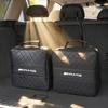 Auto Kofferraum Leder Aufbewahrungstasche NEV EV Lade Organizer Box Für Mercedes Benz AMG GLC W203 W206 W220 W205 W211 W212 W201 E-Klasse