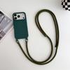 Lanyard Soft Silicone Candy Case for 17 Air 16 Pro Max 15 14 Plus 13 12 Shoulder Rope Neck Cord Strap Shockproof Cover
