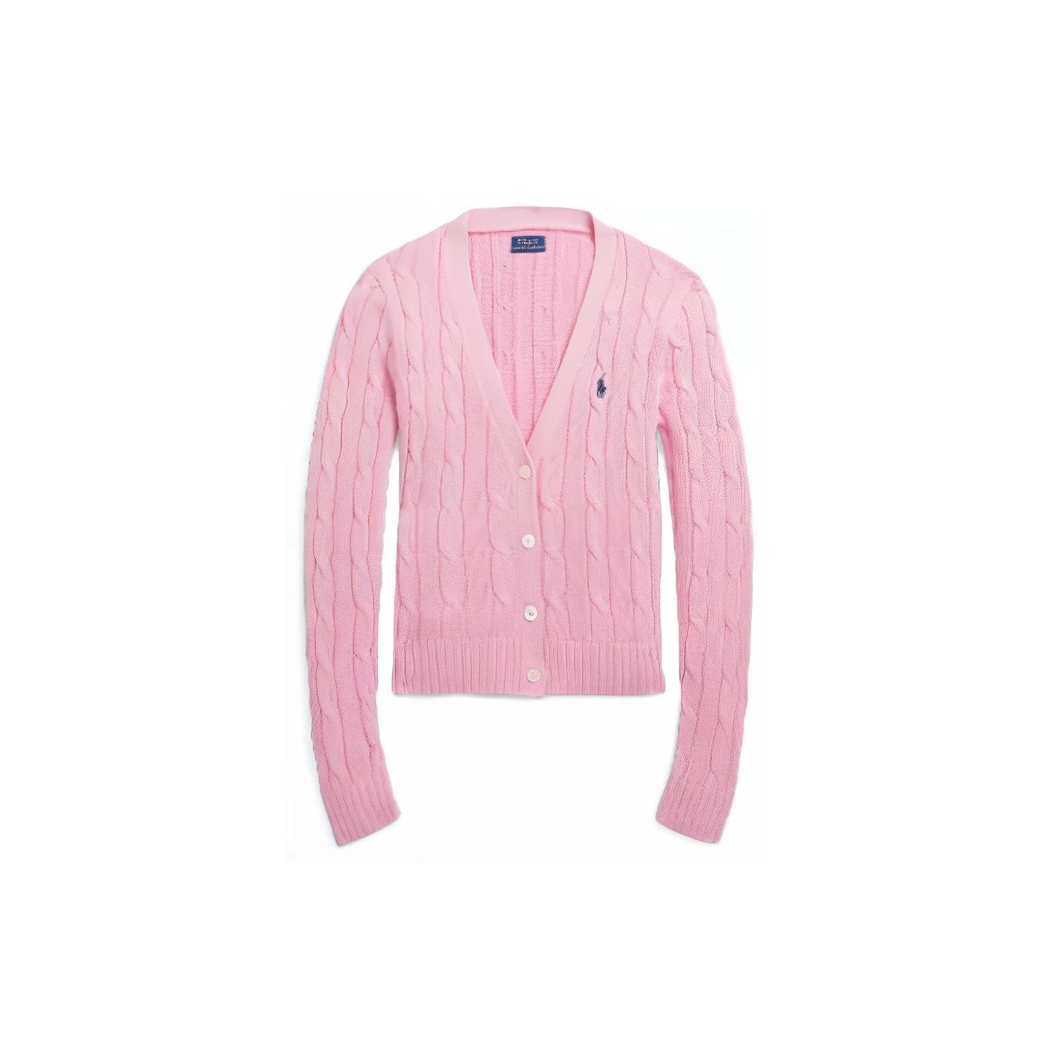 Polo Ralph Lauren SS23 Однотонный вязаный свитер Женский свитер Розовый WMPOSWENDW20152-650 L