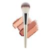 Pennello Angolato per Fondotinta e Contouring con Testa Rotonda, Setole Morbide, Strumento per Trucco con Illuminante e Cipria.