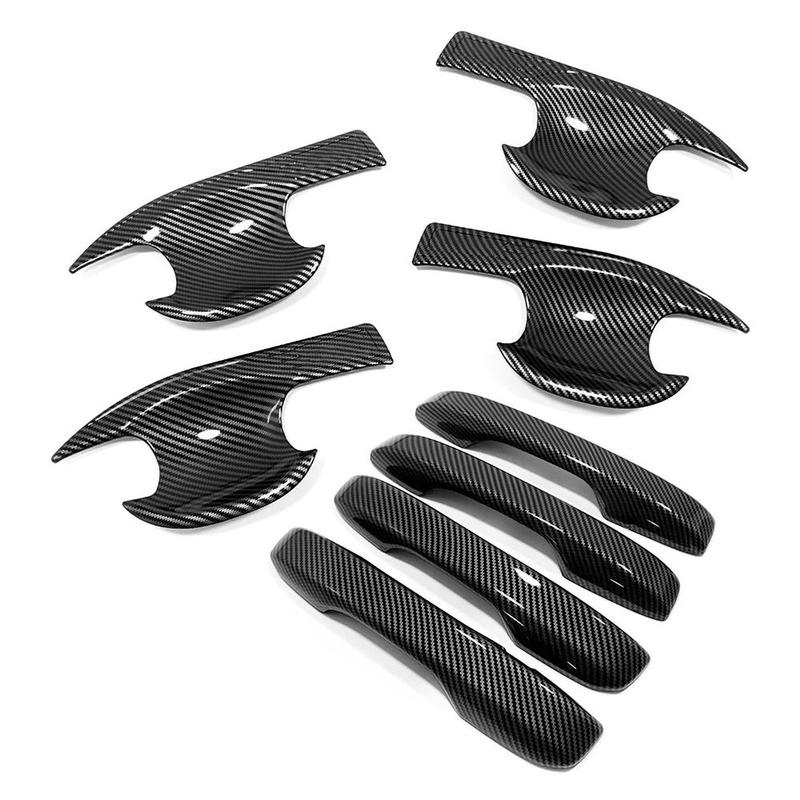 For Honda CR-V CRV 6th Gen -2025 Hybrid ABS Carbon Fiber Car Door Handle Bowl Cover Exterior Trim Decoration