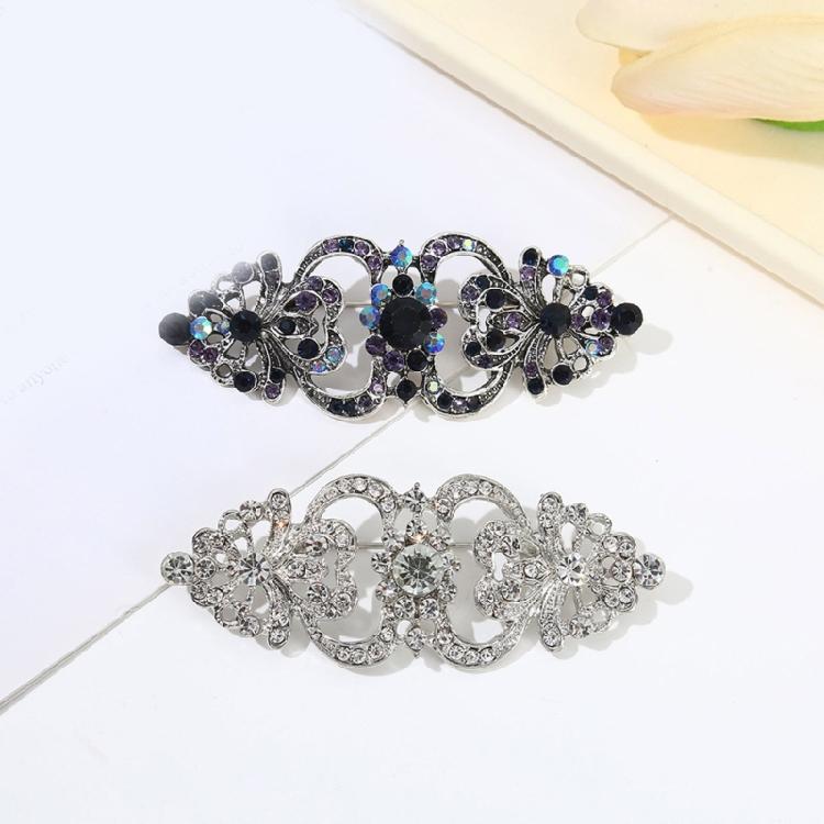 Multipurpose Crystals Bridal Jewelry Retro Floral Brooch Convenient for Weddings Parties Birthday Celebrations