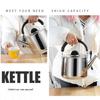 Thickened Whistle Kettle 304 Stainless Steel Tea Kettle Boiling Water Pot  Kitchen Accessories