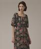 [Grace Continental] Vintage Flower Print Dress