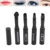 4 In 1 Telescopic Makeup Brushes Set Portable Retractable Lip Eyebrow Eyeshadow Cosmetic BrushesBlack