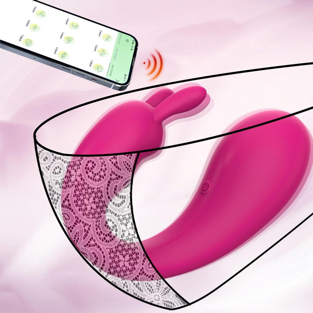 APP Wearable Female Vibrator: Wireless Remote, Dual Vibration, Intimate Adult Toy
