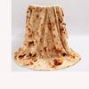 All-Season Tortilla Flannel Blanket with High-Definition Digital Print for Home and Office