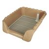 Toilettes pour chien Clôture haute Anti-éclaboussures d'urine Démontage Nettoyage facile Pot pour chien Urinoir pour chien de compagnie surdimensionné Toilettes pour chien