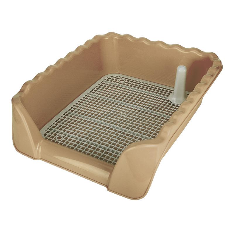 Toilettes pour chien Clôture haute Anti-éclaboussures d'urine Démontage Nettoyage facile Pot pour chien Urinoir pour chien de compagnie surdimensionné Toilettes pour chien