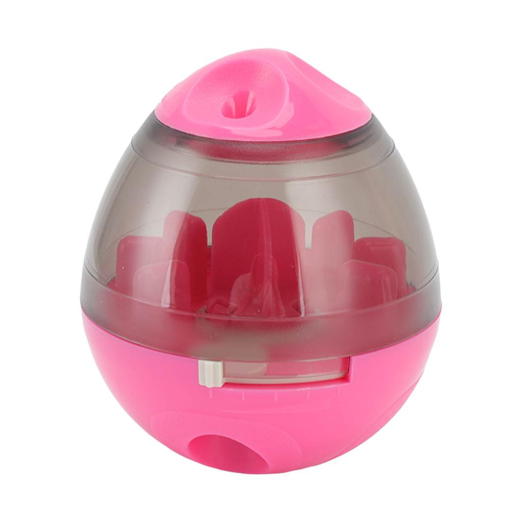 Pet Food Dispensing Ball Interactive Memory Training Dog Slow Feeder Puzzle Toy for Puppy Cat Pink