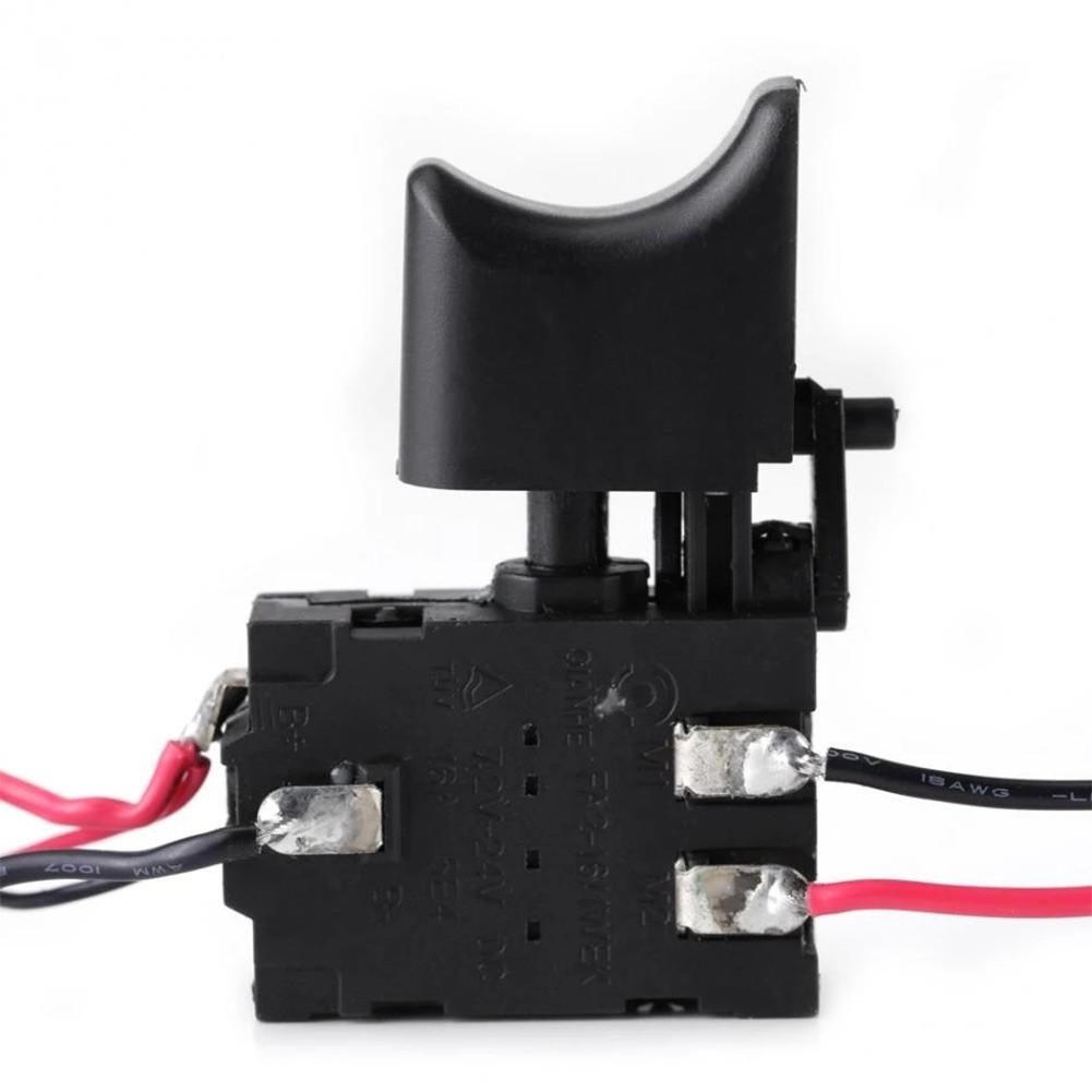 

Electric Cordless Drill Speed Control Push Button Trigger Switch 16A DC 7.2V-24V