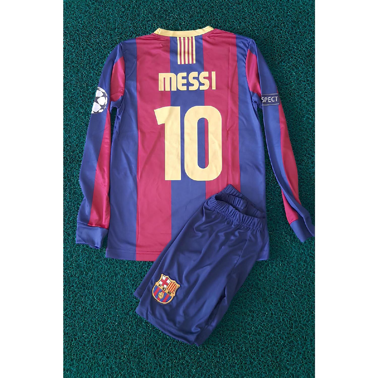 

Детская футболка с длинными рукавами Messi Barcelona