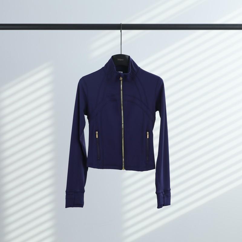 Lulu Define Short Stand Collar Jacket Women Slim Fit Yoga Running Activewear