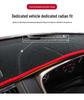 Light-Blocking Sunshade Pad for Haval F7/F7x Center Console, Offers Sun Protection and Heat Insulation for Dashboard.