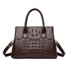 Női kézitáska Valódi bőr táskák Női krokodil luxus kézitáskák Női táskák Designer Crossbody táskák Női Retro