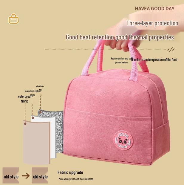 Newcomer Exclusive: Insulated Thickened Lunch Bag with Aluminum Foil, Large Capacity for Office Workers