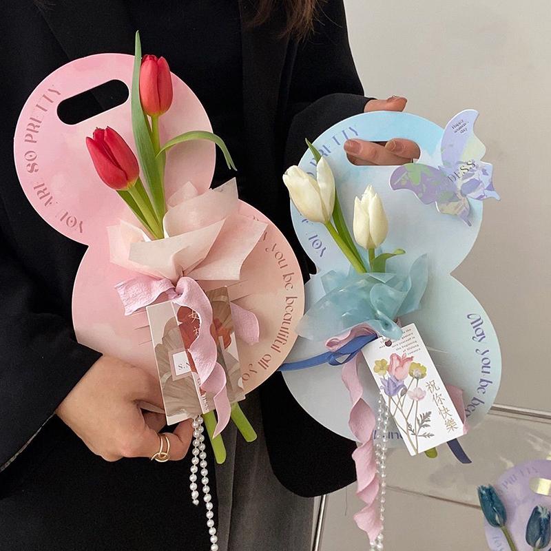 Bouquet Wrapping Paper Korean Paper For Flowers Packaging Gift Box Decorative Flower For Women'S Day Papel Coreano Para Flores