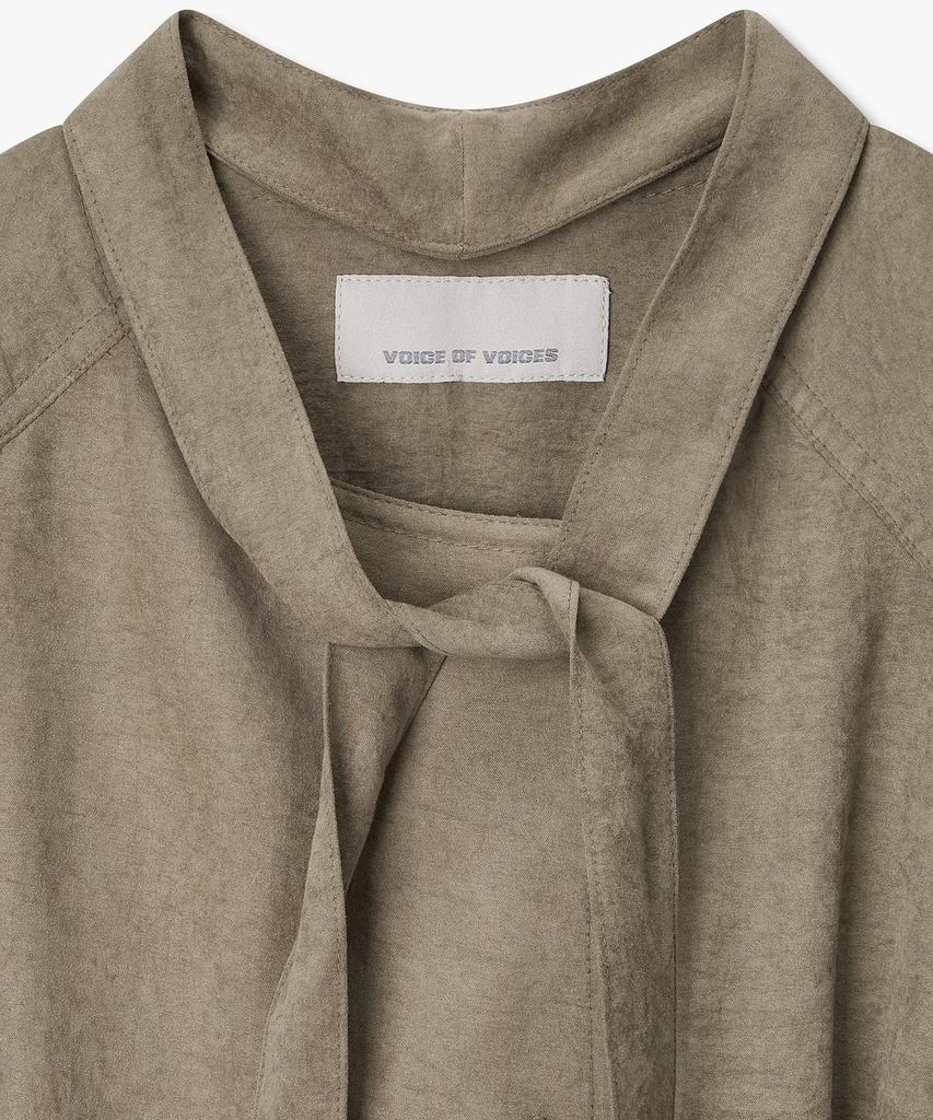 Bobeu Belt Detail Soft Touch Dress _Khaki_7156337003