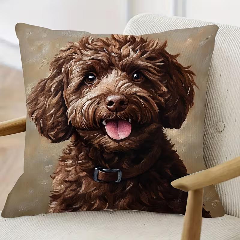 Niedlicher Tierprint Kissenbezug: 2D-Flachdruck, keine echte Stickerei, Nachtsofa Nachtsofa-Kissen