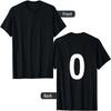 Nummer 0 Nummeriertes Shirt Nummer auf dem Rücken T-Shirt