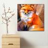 New Arrival 5D DIY Full Circle Diamond Painting "Fox" Embroidery Cross Stitch Home Decor Gift