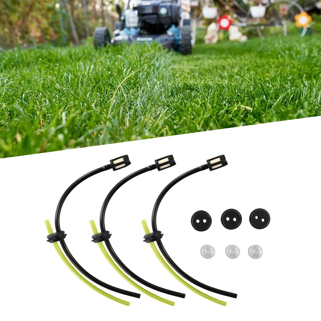 3PCS Fuel Pipe Grass Trimmer Fuel Line Gasket Fuel Filter Kit Lawn Mowers Fuel Lines Home Garden Chainsaw Parts Tool Accessories