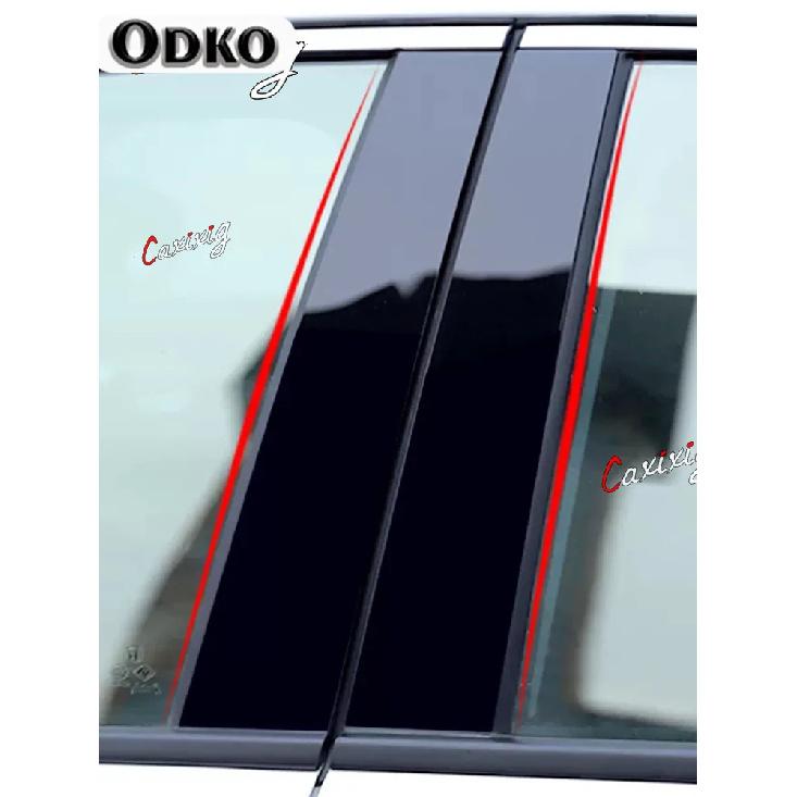 For Toyota Prius 2016 2017 2018     Car Pillar Posts Door Window Trim Cover Panel Stickers Styling