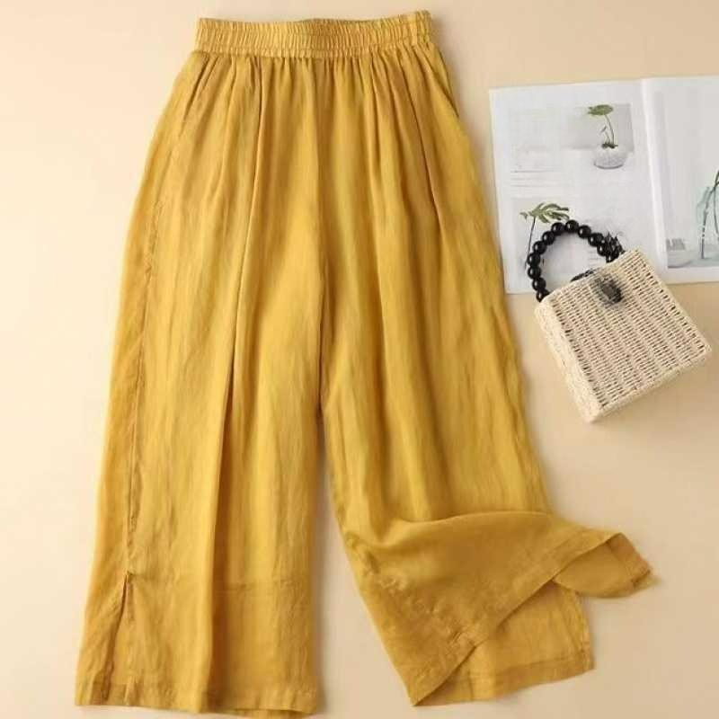 Summer Thin Loose and Thin Casual Pants, High Waist Drape, Wide-leg Pants, Women