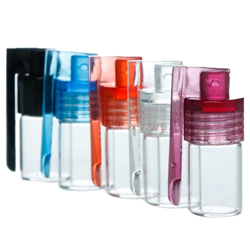 Portable Glass Bottles 31mm/15mm Snuff Snorter Bottle Pill Dispenser Pill Box Travel